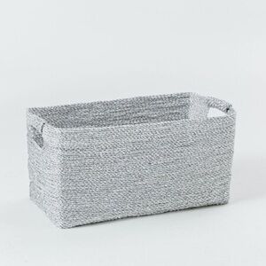 Looking to buy 3 West Elm Silver Metallic Woven Console Baskets